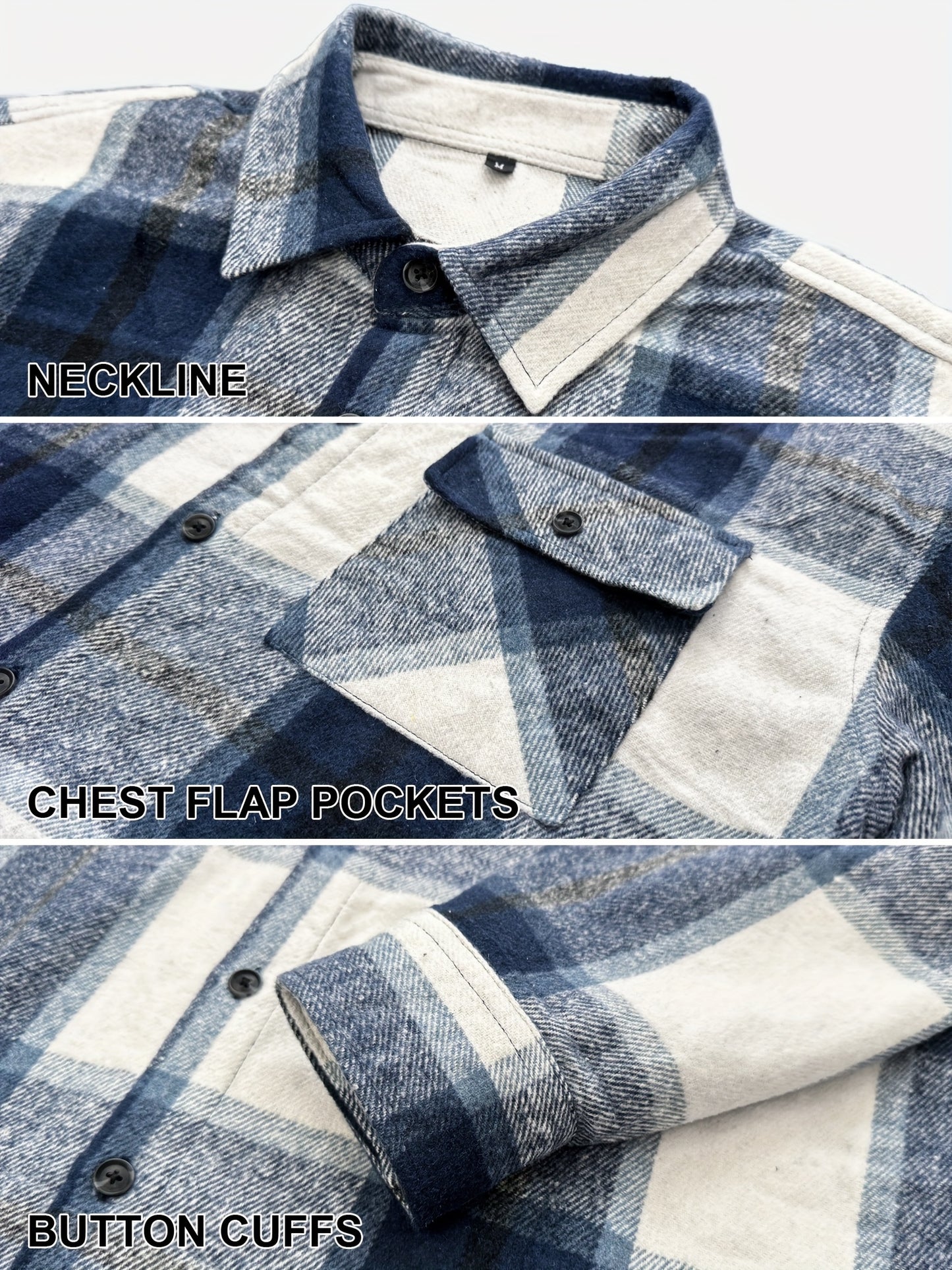 This Unisex, Retro-style Casual Shirt Features A Classic Plaid Design And A Minimalist Aesthetic. The Collared Design Makes It Suitable For Year-round Wear, And The Loose, Comfortable Fit Caters To Various Styling Needs. A Small Gift Is Included.