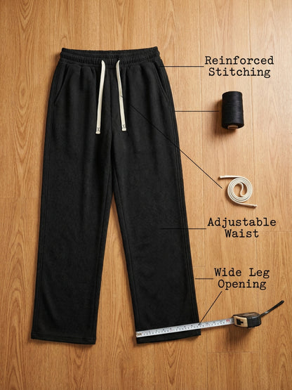 Three-Pack Of All-Season Trendy Versatile Pants [Soft Sweatpants] [Runs Large, Recommend Ordering One Size Down] Women's Soft Sweatpants - Loose Fit, Elastic Drawstring Waistband, Two Side Pockets - Machine Washable, S Bracelet Included.