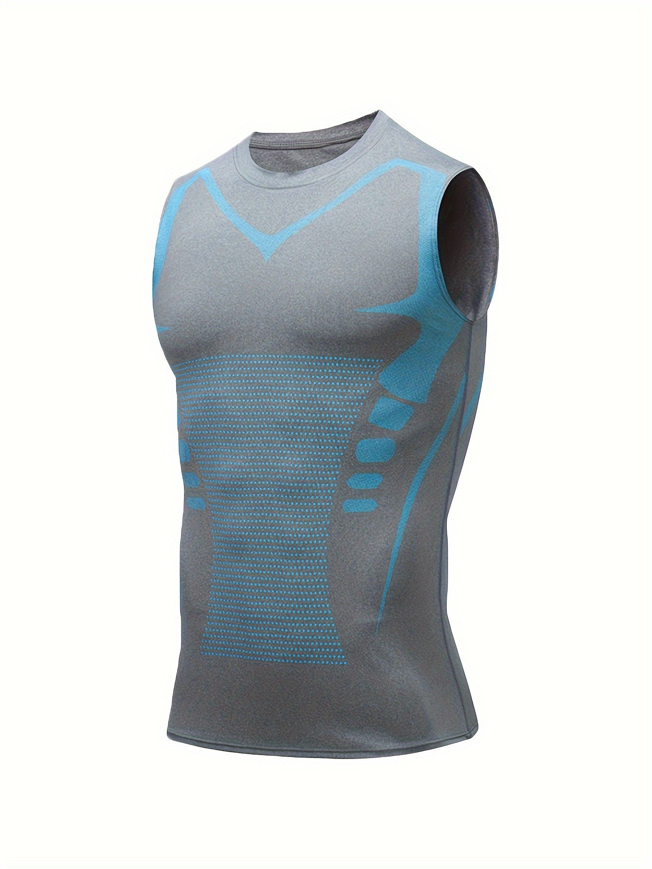 Set of 3 Men'S Athletic Compression Tank Tops, Sleeveless Shirts for Basketball, American-Style Training Vests Designed for Moisture-Wicking And Quick-Drying, Ideal for Sports And Outdoor Activities