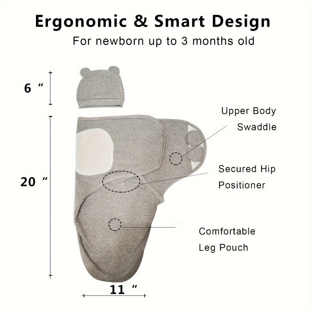 Baby Swaddle Sack - 3-pack Sacks Ergonomic Swaddles