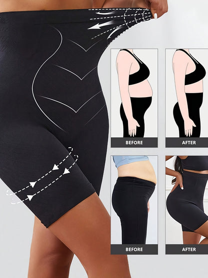 Plus Size Women'S Shaping Leggings Shaping Tummy-Control Shorts Shaping Underwear Leggings Plus Size Women'S Underwear