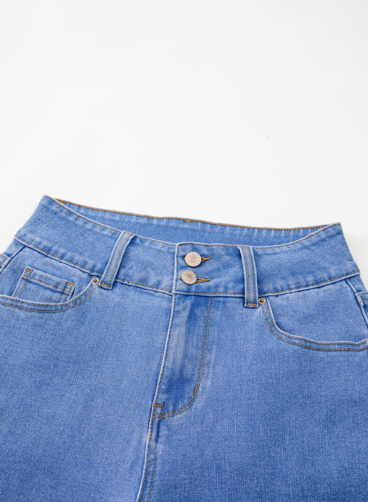 Women's Light Brown-1 Denim Shorts - product view 8