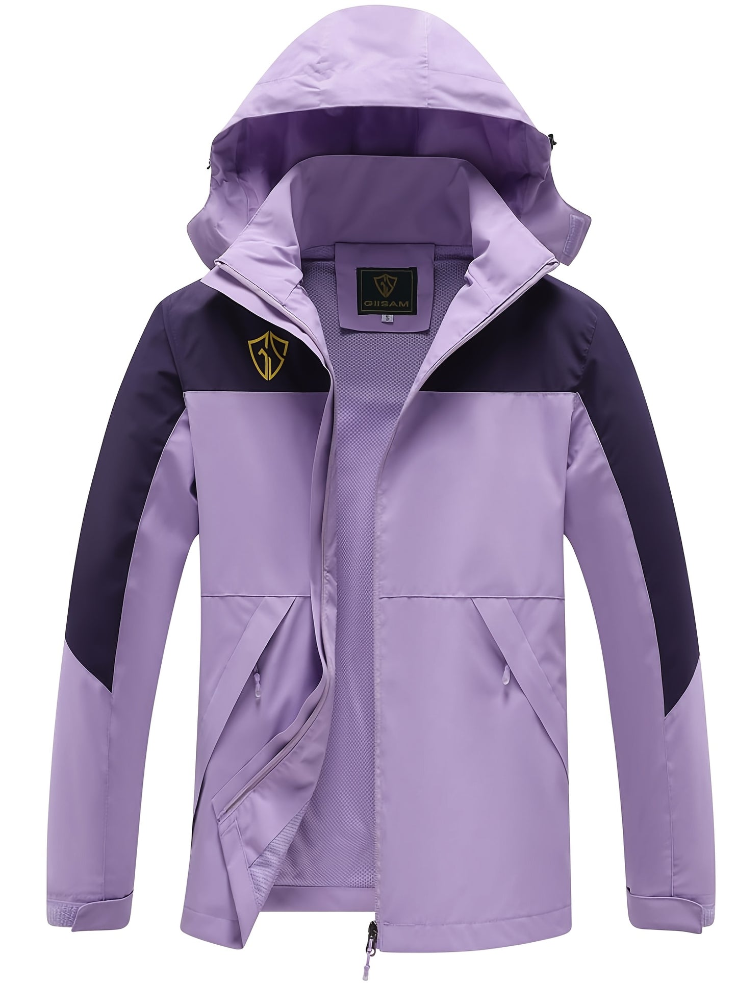 Women's Outdoor Sports Windbreaker, Rain Coat Women, High Quality Jacket Women, Rain Jacket Women, Impermeables Para La Lluvia De Mujer, Lightweight Hooded Mountaineering Suit with Pockets and Detachable Hat.