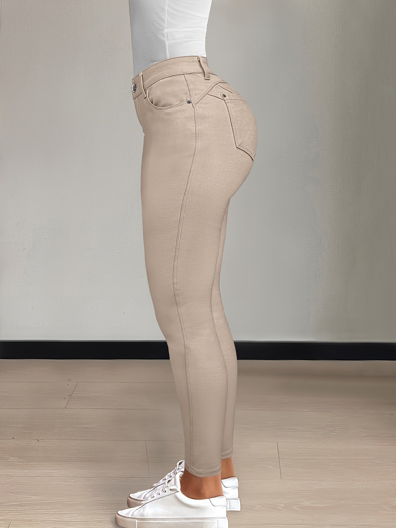 Black High-Waist Jeans - product view 34