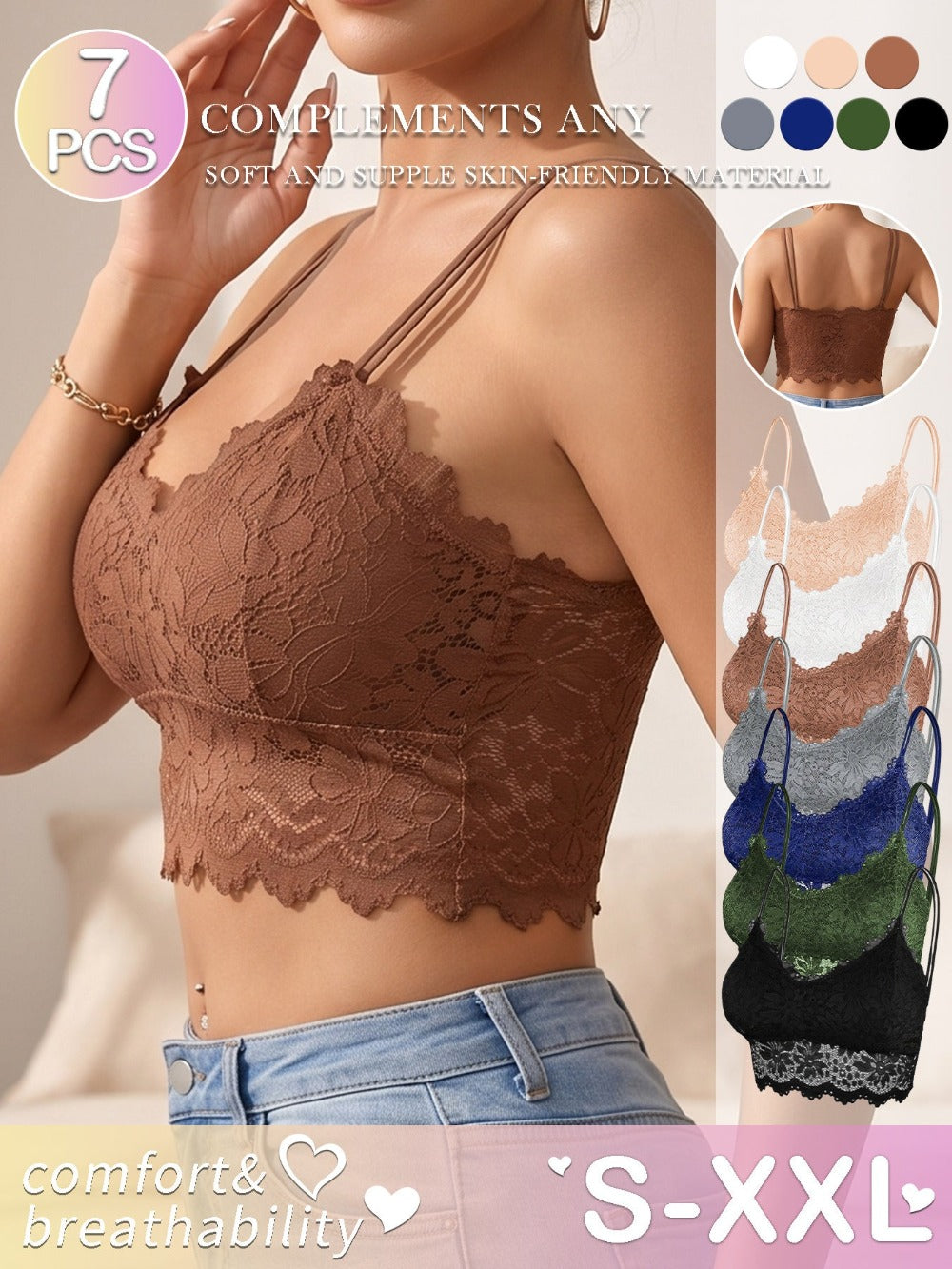 Unisex's Wireless Bra - Short Sleeve 014693