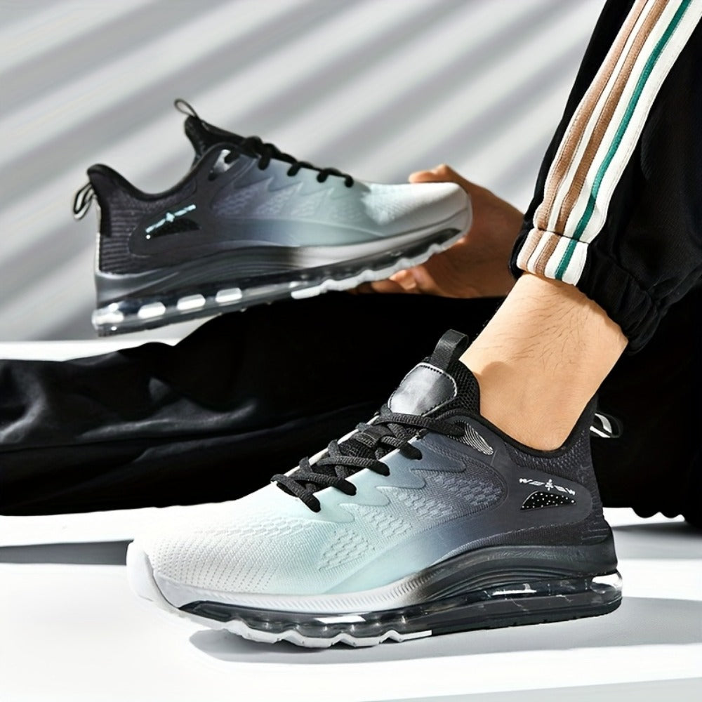 Men's Running Shoes - Breathable Comfort & Cushioned Support
