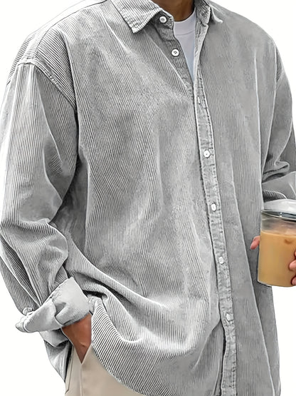 Men's Black Long-Sleeve Shirt - product view 13