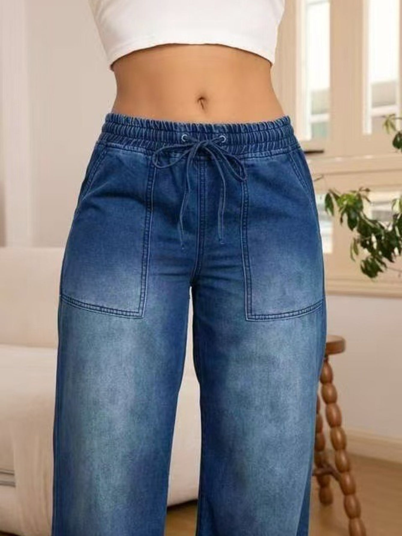 Autumn 2025 New Women'S Slim Fit Straight Leg Jeans
