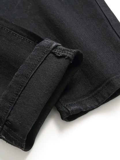 Men's Slim Fit Jeans - Classic Wash Clean Finish Streetwear 742885