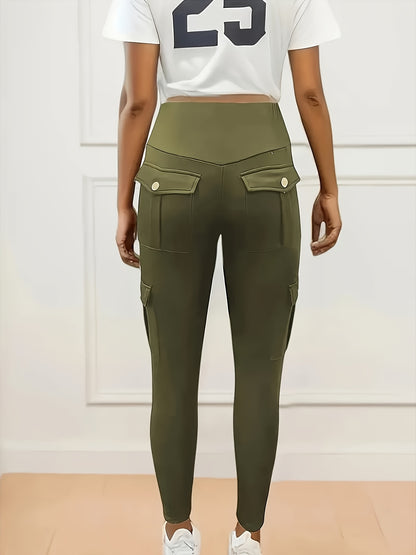 Women's 3pcs High Waist Quick-Dry Yoga Leggings with Pockets - Stretchy & Breathable Activewear