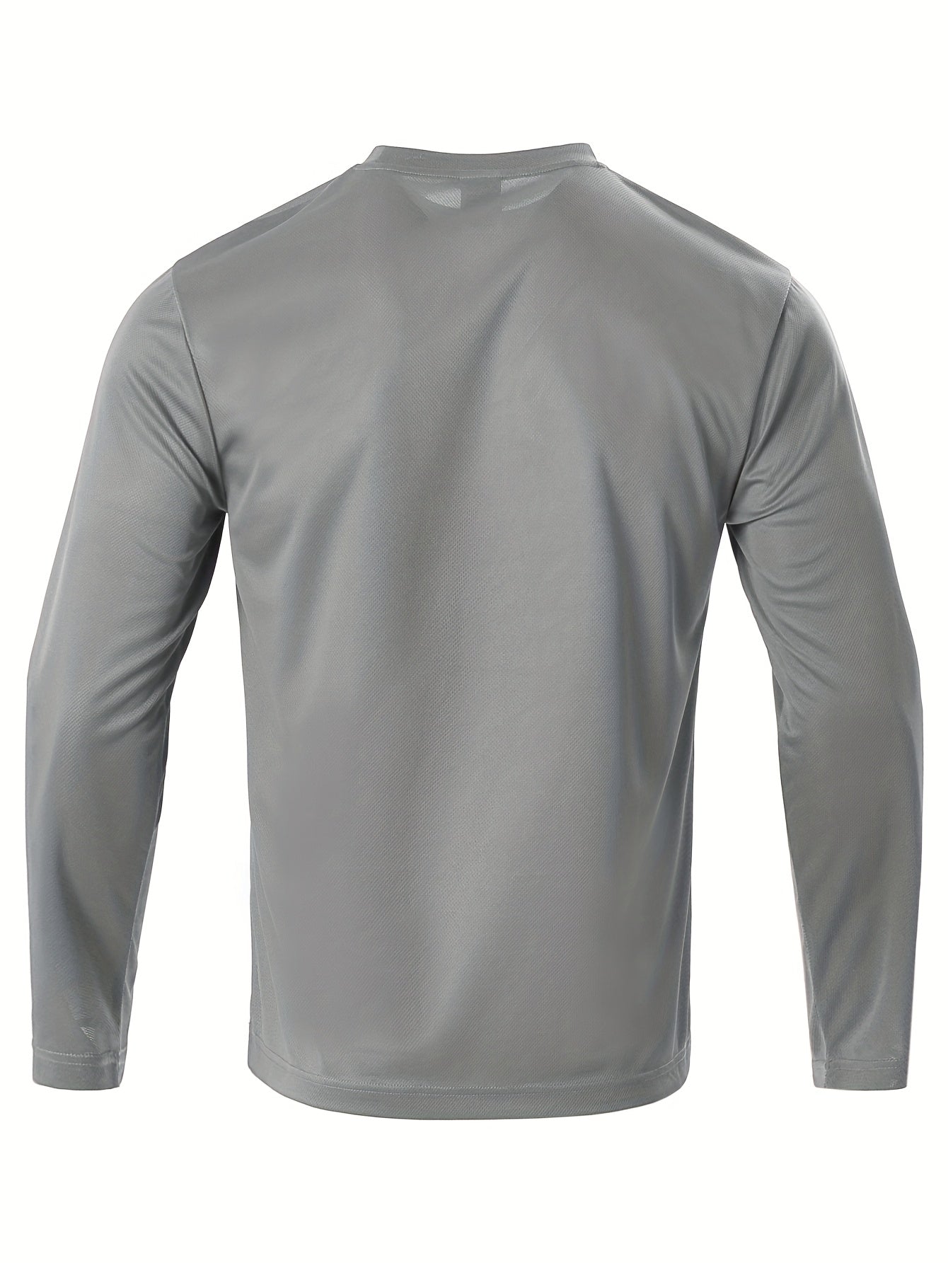 5pcs Men's Casual Sports T-shirt, Breathable And Quick Drying, Suitable for Work Clothes, Fishing Clothes, Construction Site Clothes, Team Building Clothes