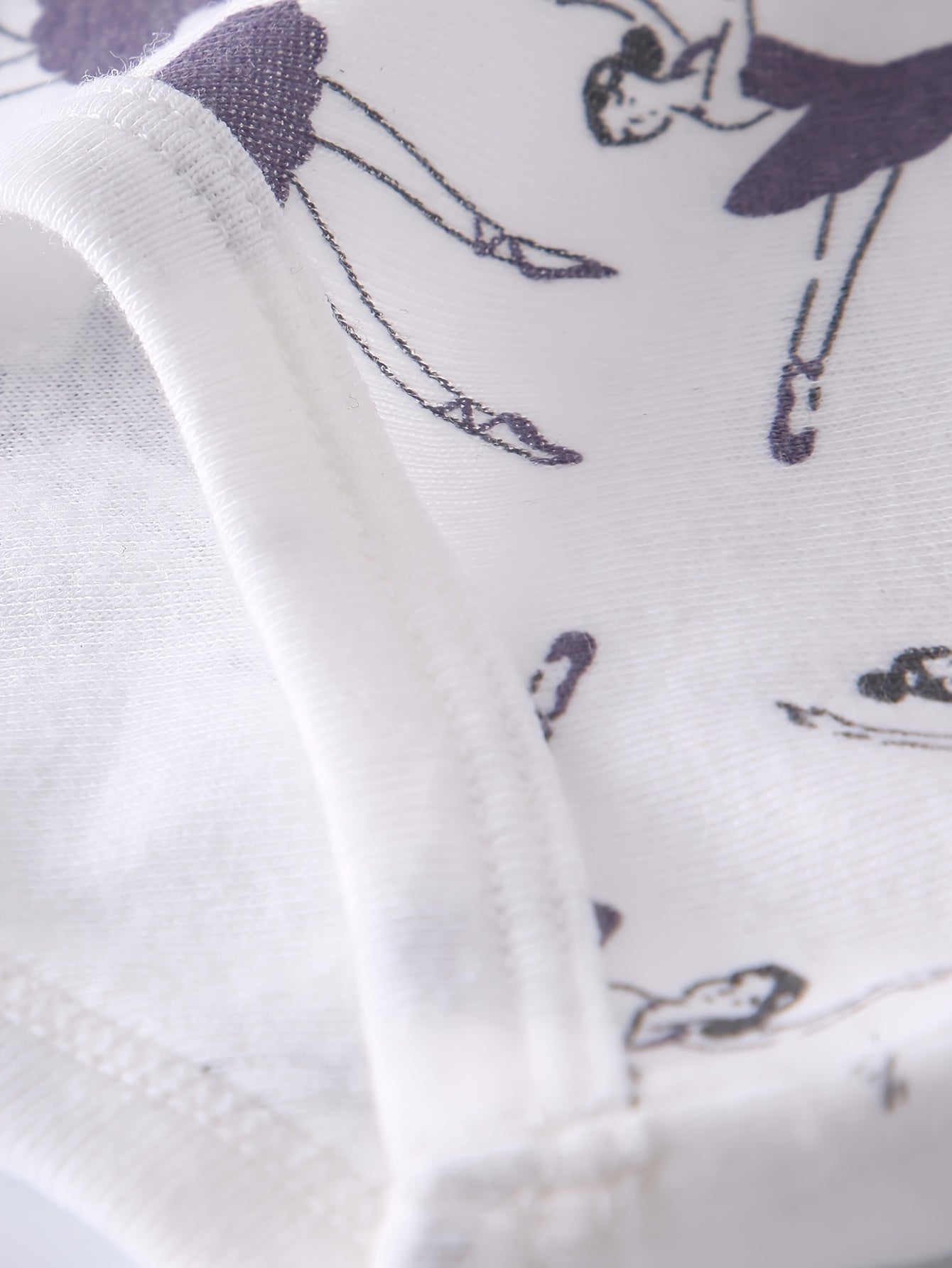 [Random] Random 6pcs ' Cute Flower And Animal And Cloud Print Briefs, Cartoon Pattern Panties, Soft And Comfy Underwear Set, for All Season Wearing
