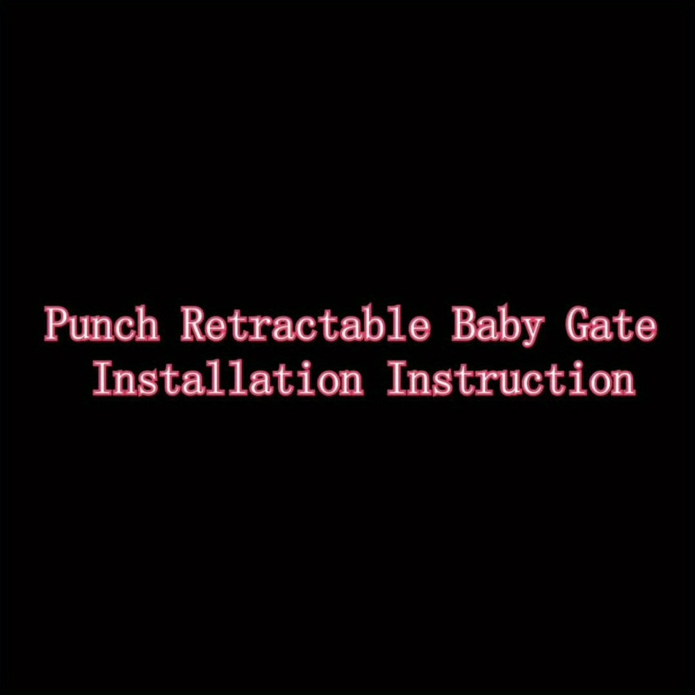 Retractable Mesh Safety Gate - 33/41 Inch Tall - Hardware-mounted expandable mesh design