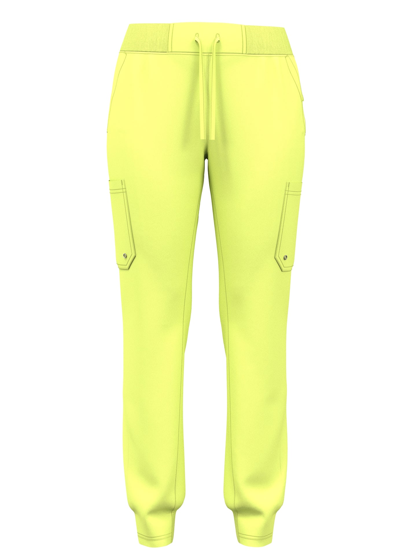 Scrub Pants for Women Jogger Pants with 5 Pockets Rib Waistaband Light Ultra Soft 4 Way Stretch 423