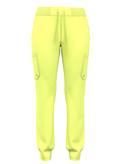 Scrub Pants for Women Jogger Pants with 5 Pockets Rib Waistaband Light Ultra Soft 4 Way Stretch 423