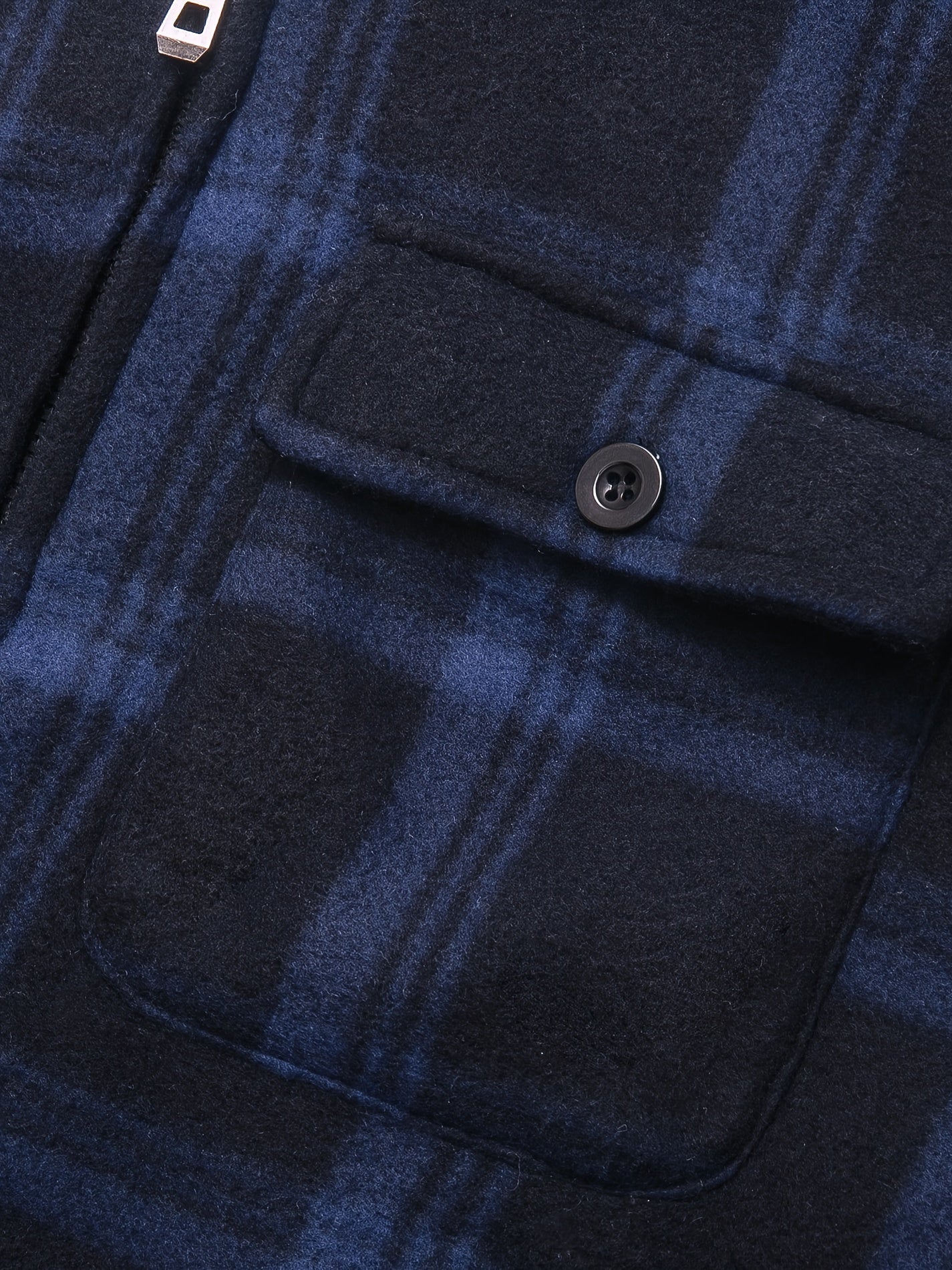 Men'S Heavyweight Fleece Hoodies Jacket - Full Zip Up Thick Sherpa Lined Flannel Plaid Shirt Jacket