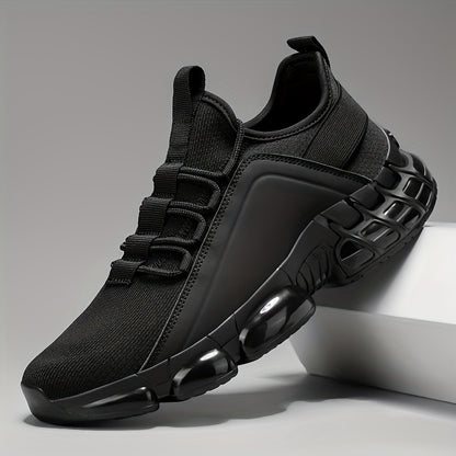 Sneakers, Men's Lightweight Casual Sports Shoes with Breathable Mesh Upper, PVC Sole, Low-top Lacing Design, Suitable for Daily Wear, Sports And Daily Activities. Fashionable Sporty Appearance, Comfortable And Well-fitting