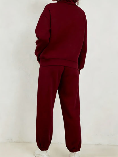 Women's Black Knit Zip-Up Pants - product view 22