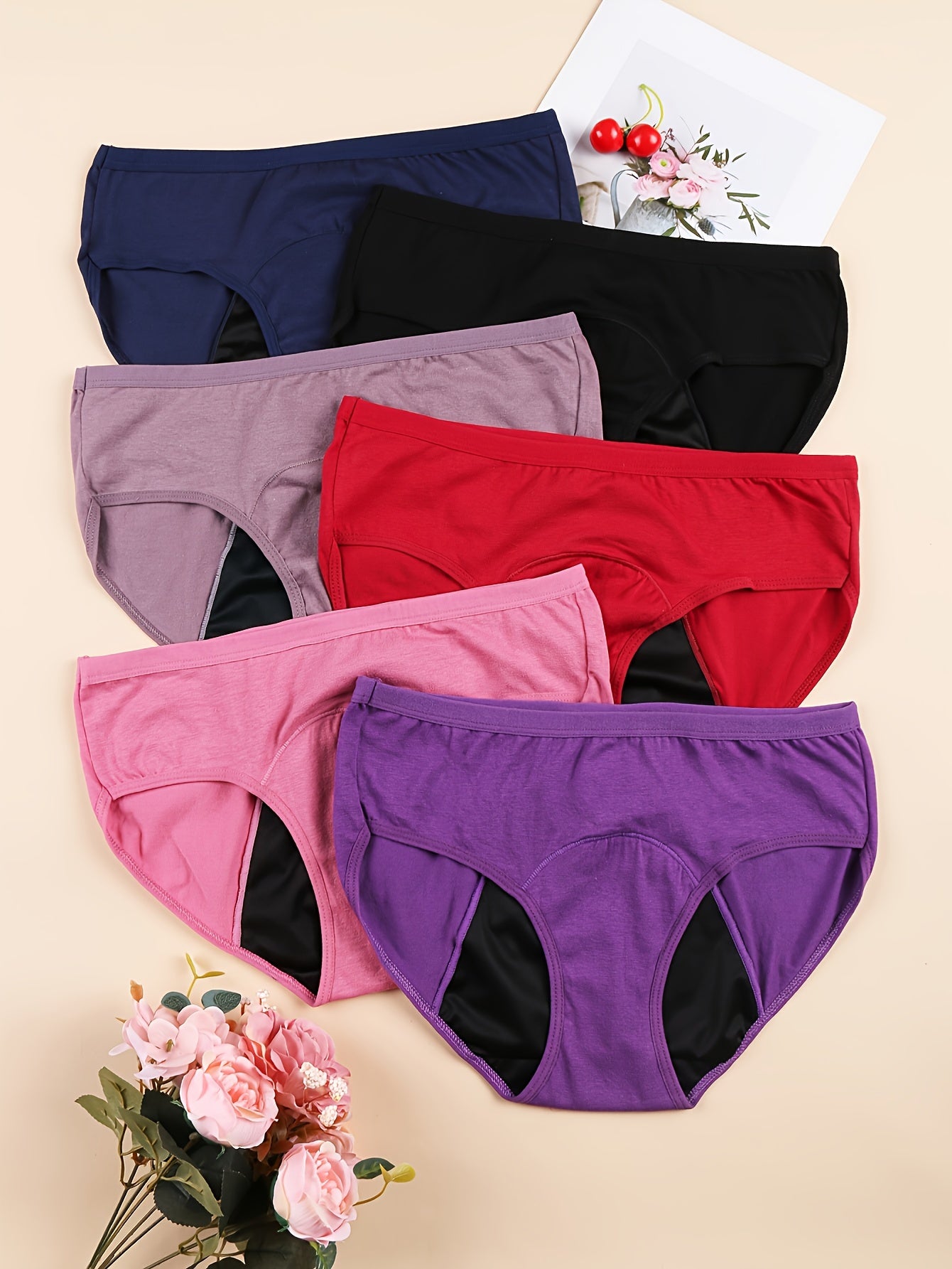 Women's Multicolor A Knit Underwear - product view 9