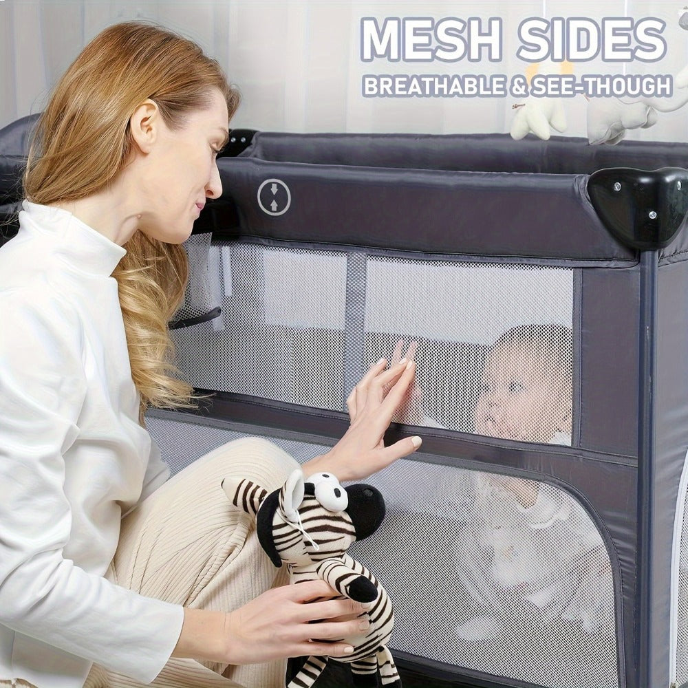 Baby Bassinet - Foldable 5in1 SleeperBeside Crib