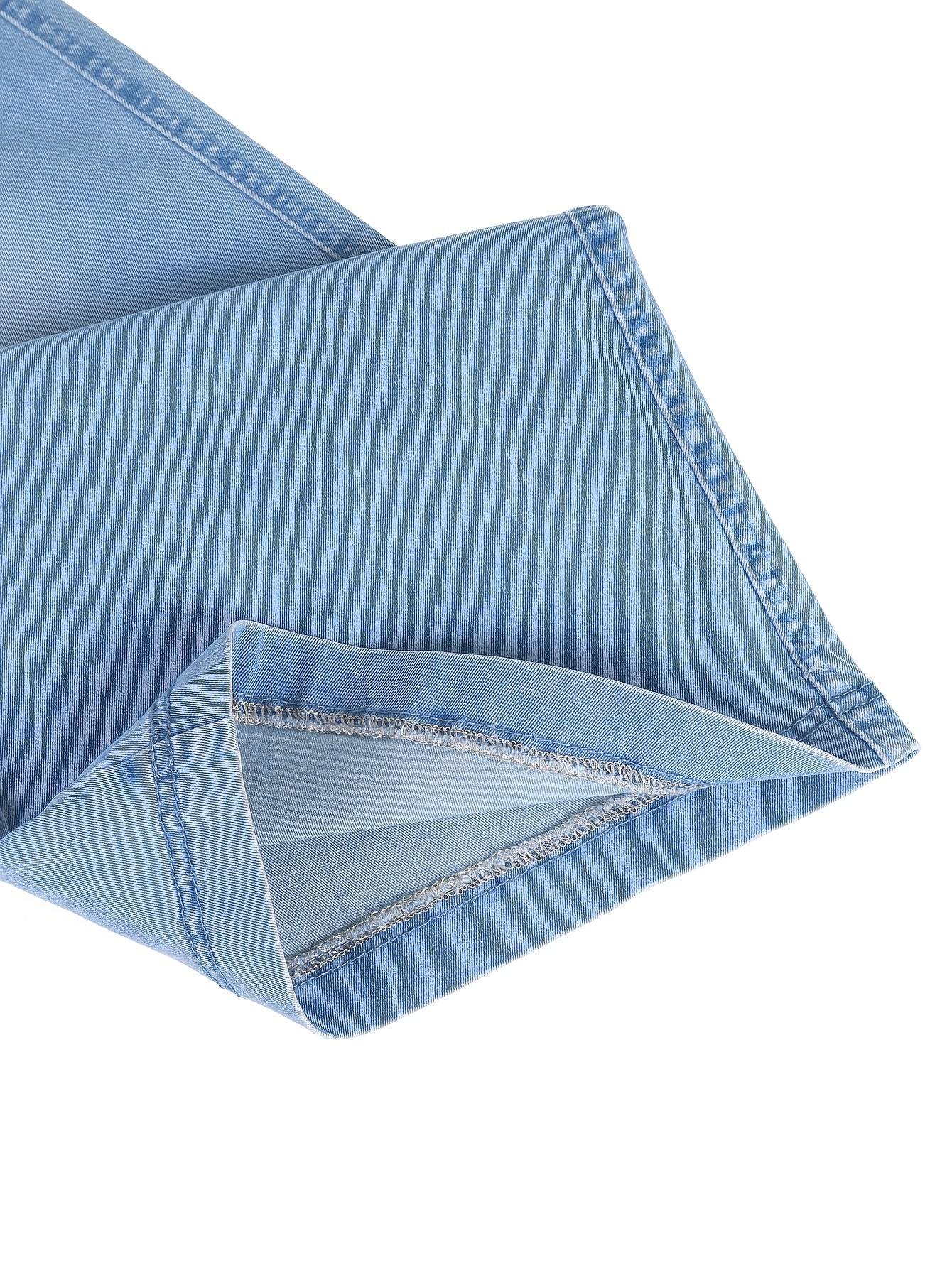 [Stretch-Waist Wide-Leg Jeans] Women's Stretch-Waist Straight-Leg Relaxed Fit Jeans Four-Season Casual High-Waisted Comfortable Wide-Leg Pants Fashionable Pants Suitable For Any Occasion