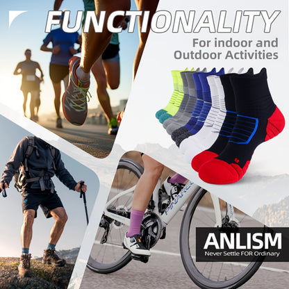 Men's Athletic Ankle Socks - 5-Pair Pack