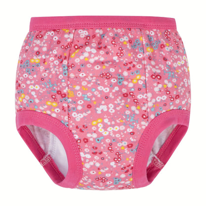 10-Pack Girls' Potty Training Pants, 100% Absorbent Training Underwear for Toddlers, Soft & Comfortable, 12 Months - 5 Years