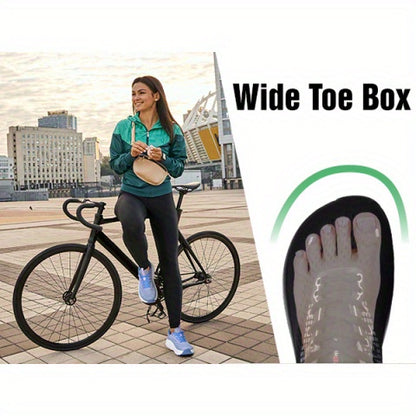 Women' Wide Toe Box Sneakers Compatible for Zero Drop Platform, Wide Fit Sneakers with / Cushioned Sole, Low-Top Breathable Training Sneakers for Gym, Running, Tennis, Workout - Wide Width for Toe Spread & Stability, Women Shoes