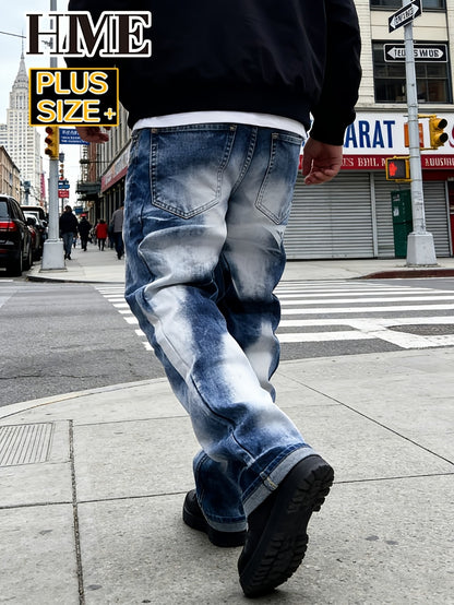 Men's Slim Fit Jeans - Vintage Wash Distressed Travel 967141