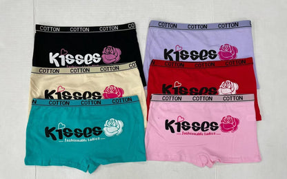 12-Pack Women's Cotton Boyshort Panties - Soft Breathable Assorted Colors