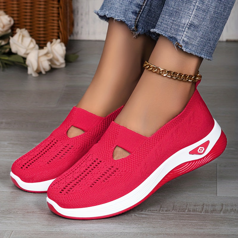 Wide Fit Women's Loafers Slip On Casual Work Shoes Soft Cushion Insole Comfortable Office Loafers, Women Shoes, Sneakers