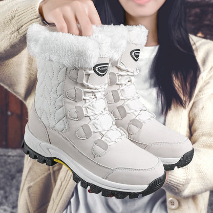 New Winter Outdoor Women's Shoes, Simple Upper, High Quality And Versatile, Light, Comfortable, Anti-slip And Wear-resistant Women's Snow Boots for Outerwear