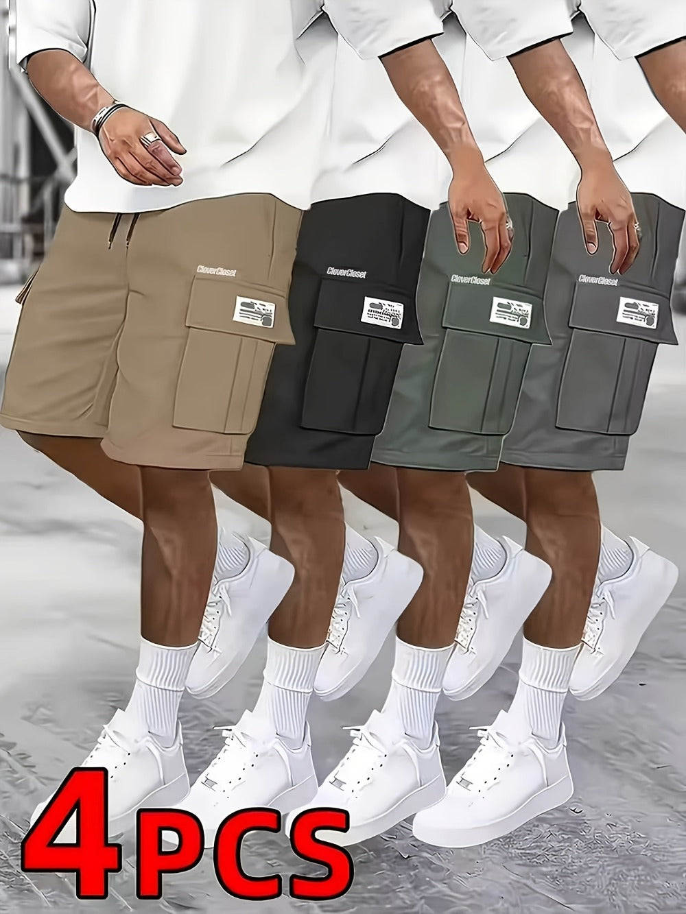 Men's Athletic Shorts - Stretch With Pockets Active Style 724581
