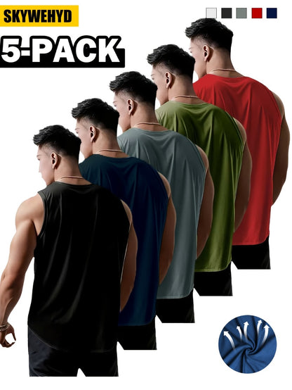 Men's Solid Color Tank Top - Sleeveless 052773
