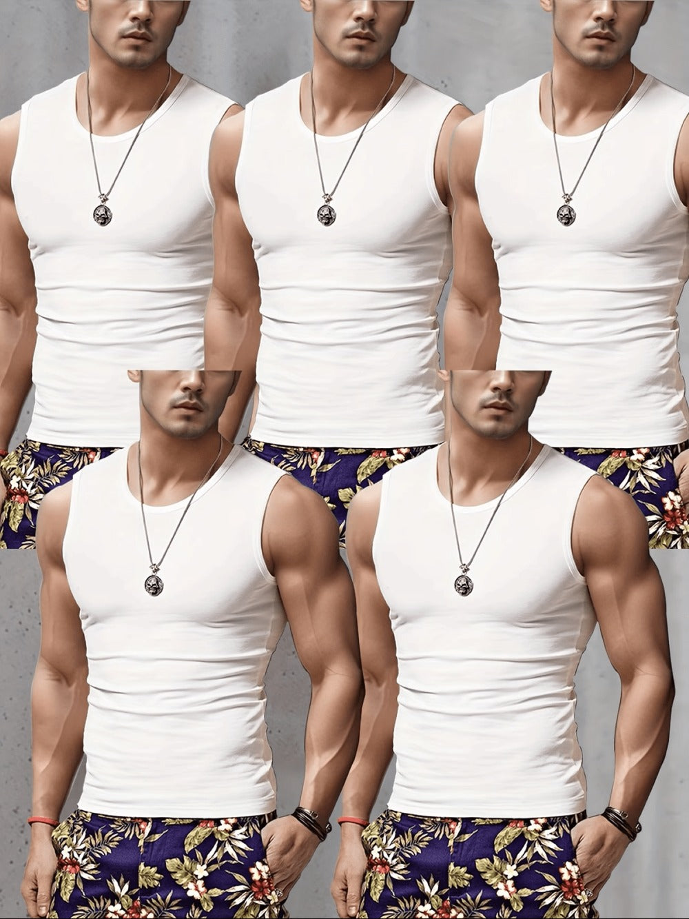 Men's Classic Tank Top - Crew Neck Sleeveless