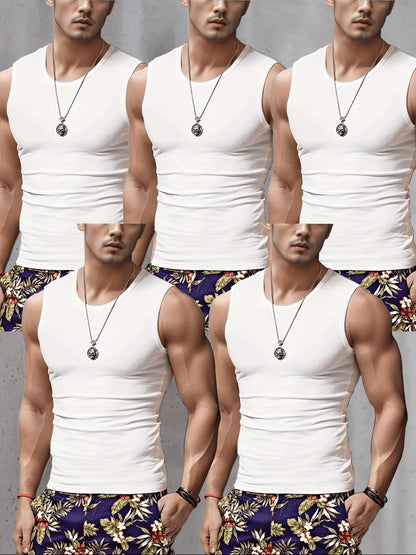 Men's Classic Tank Top - Crew Neck Sleeveless