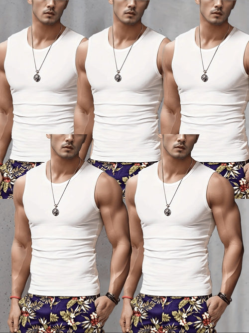 Men's Classic Tank Top - Crew Neck Sleeveless