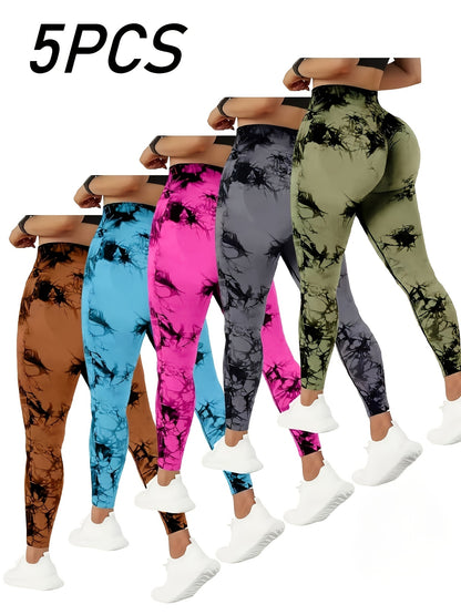 Women's Light purple 10+flax 12+dark red 13+orange 17+gray 8 Knit High-Waist Leggings - product view 21