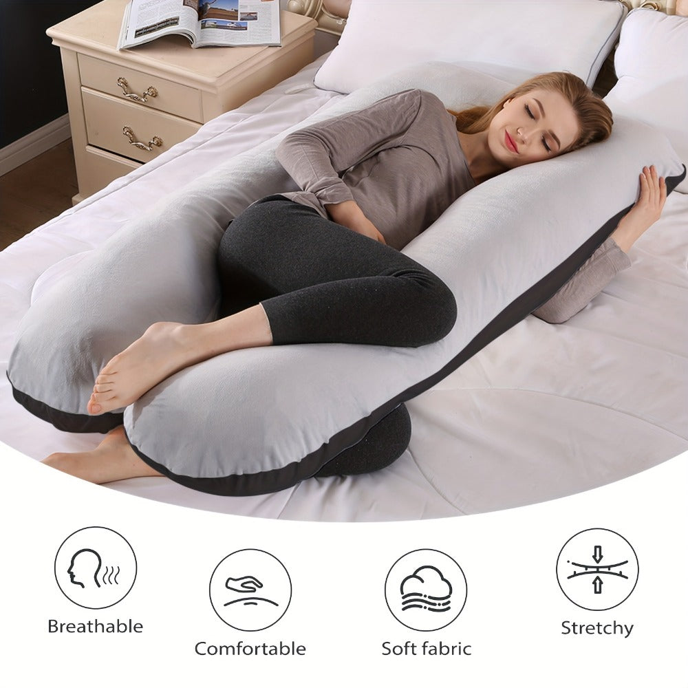 Pregnancy Pillow - Portable Soft U-Shaped Maternity