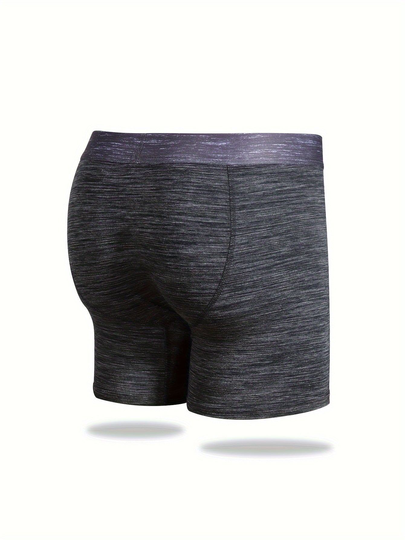 10 Random Set Men'S Boxer Briefs Breathable Comfy Waistband 6" Boxer Briefs with Fly