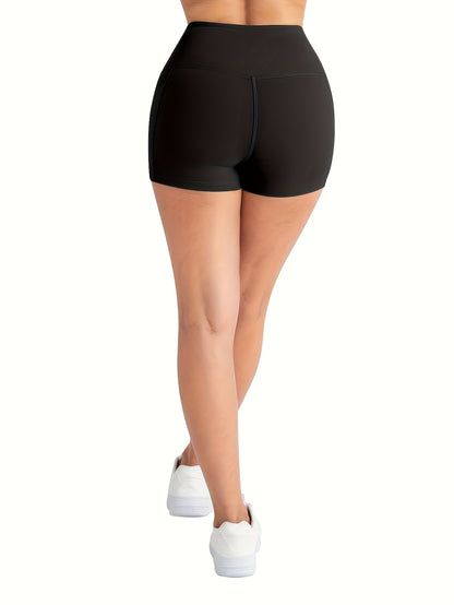 3pcs Women'S Biker Shorts with Pockets, High Waisted Tummy Control Workout Yoga Running Gym Tennis Shorts, Thanksgiving Day Christmas Costumes