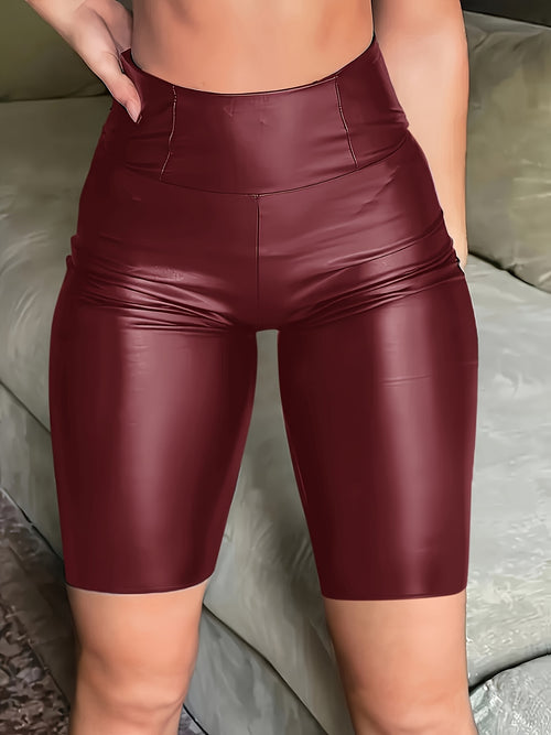 Black Shorts Sexy Skinny Stretchy Hot Pants European And American Fashion High Waist Pant