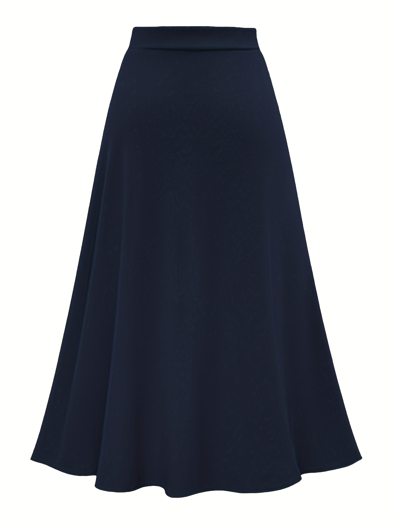 Women's Autumn New High-Waist Irregular Split Skirt with Lining, Mid-Length 2-in-1 Tie Dress