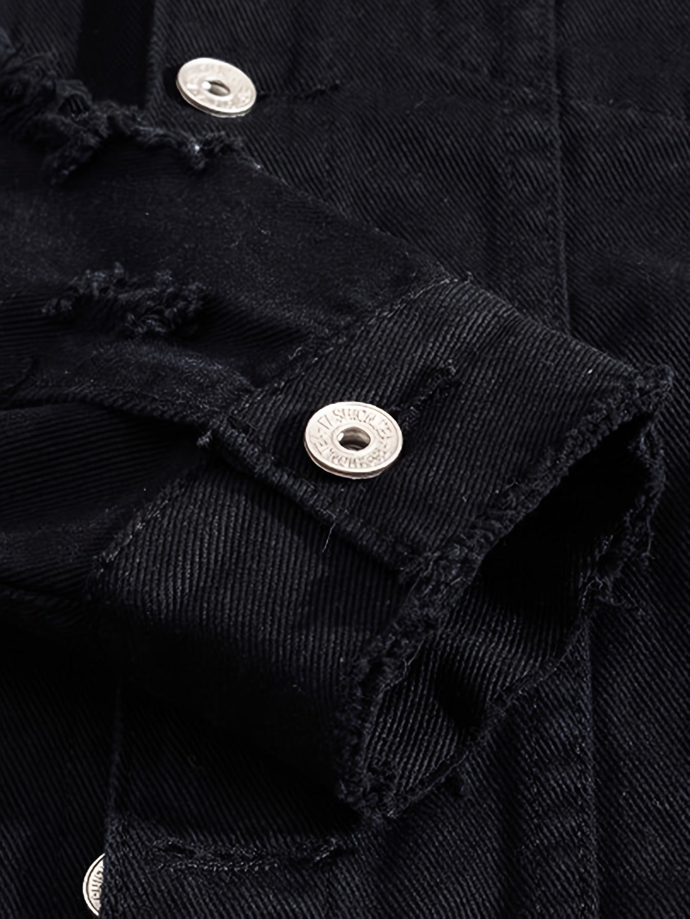 Men's Denim Jacket Fashion Slim Fit Ripped Cotton Stretch Denim Trendy Outerwear