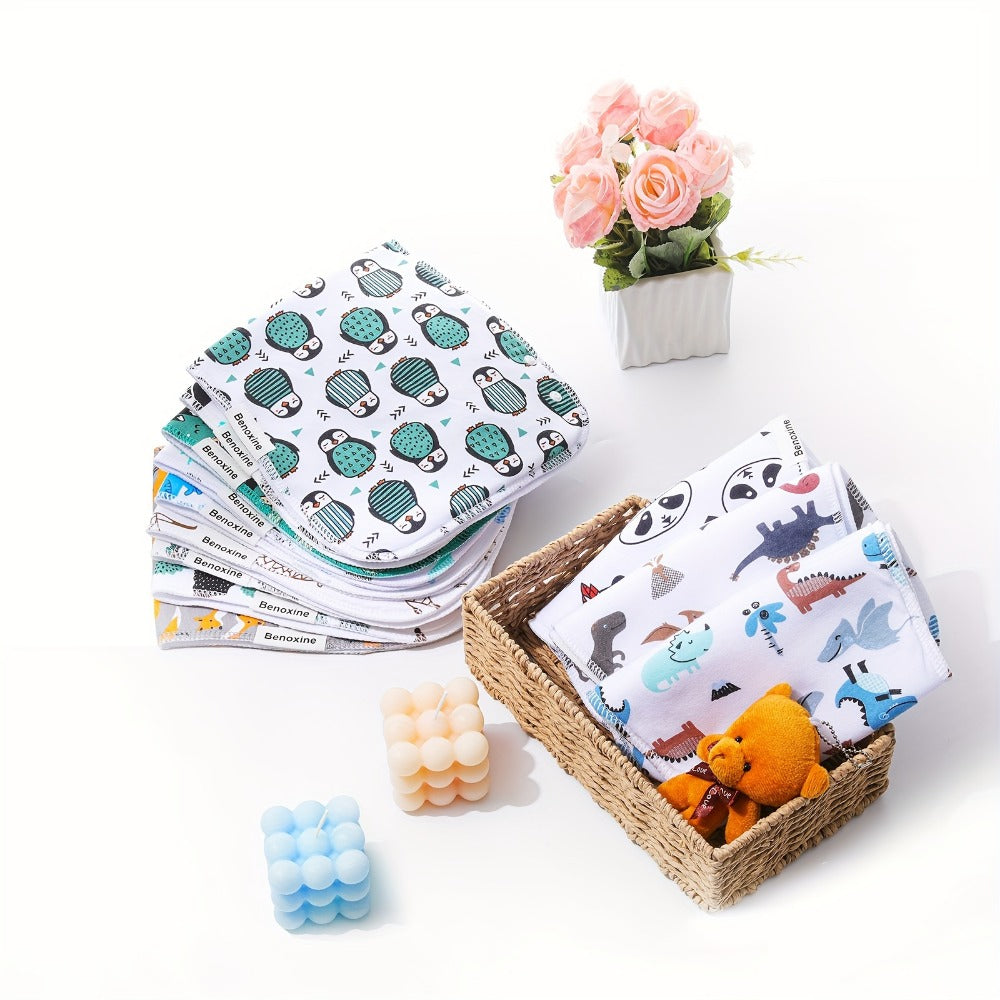 Baby Burp Cloth Set - Soft Absorbent Multipack Style 2741