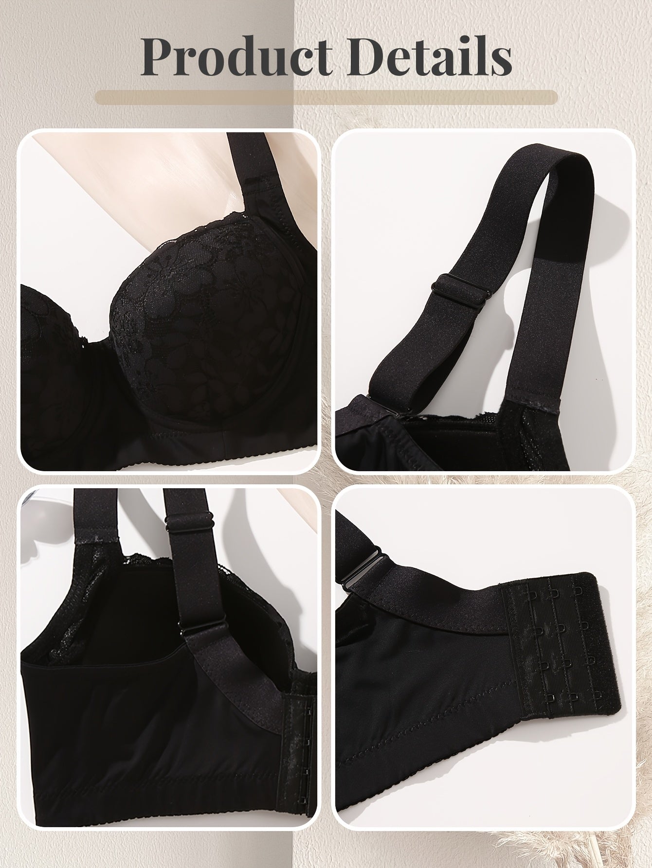 Black Lace Bra - product view 14
