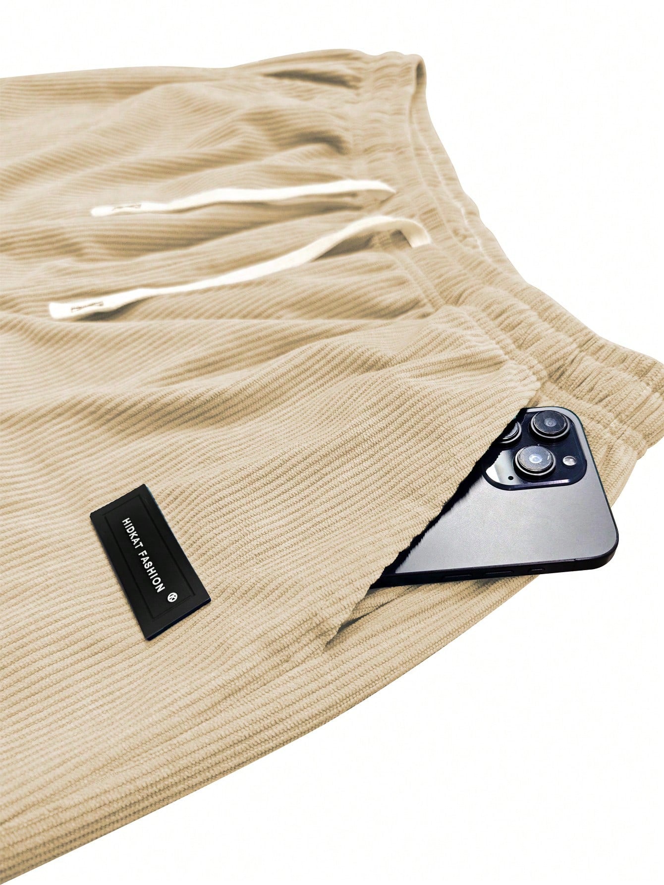 Women's Khaki Polyester Pants - product view 14