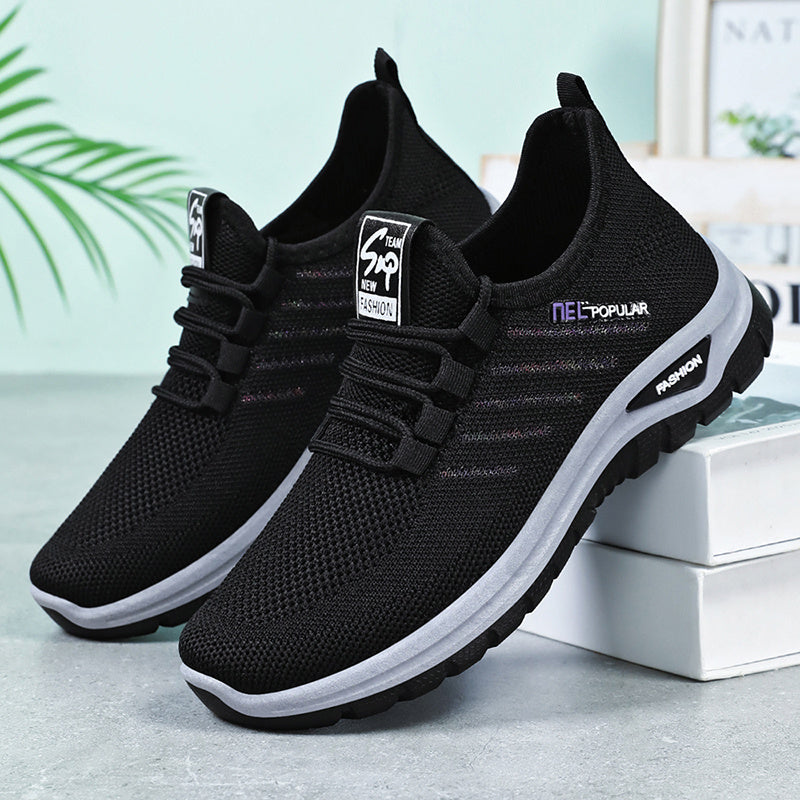 Women'S Sneakers, Women'S Mesh, One Foot Casual Shoes, Women'S Running Shoes, Lace Up Breathable Mesh, Casual Daily Wear