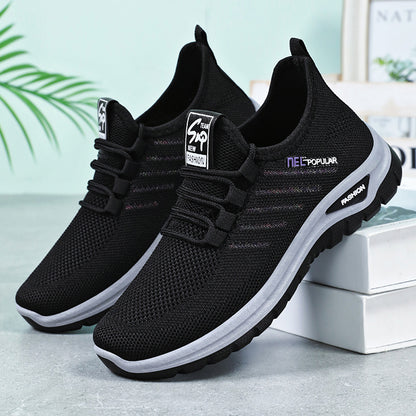 Women'S Sneakers, Women'S Mesh, One Foot Casual Shoes, Women'S Running Shoes, Lace Up Breathable Mesh, Casual Daily Wear