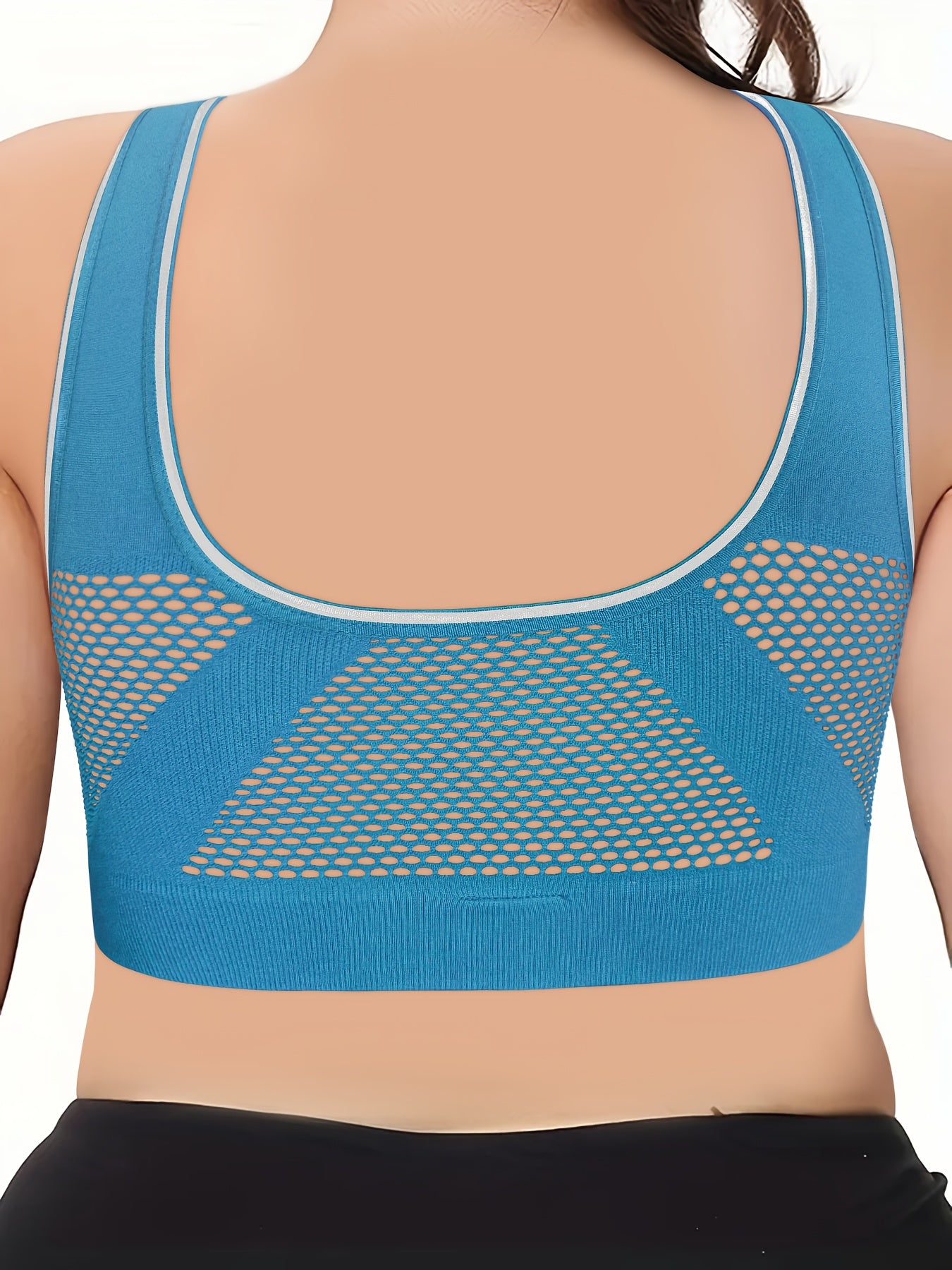 Set of 3 Women'S Sexy Bras Designed to Lift And Support, Featuring a Front Closure And a Hollow Back Design, Made from Comfortable And Breathable Fabric